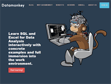 Tablet Screenshot of datamonkey.pro